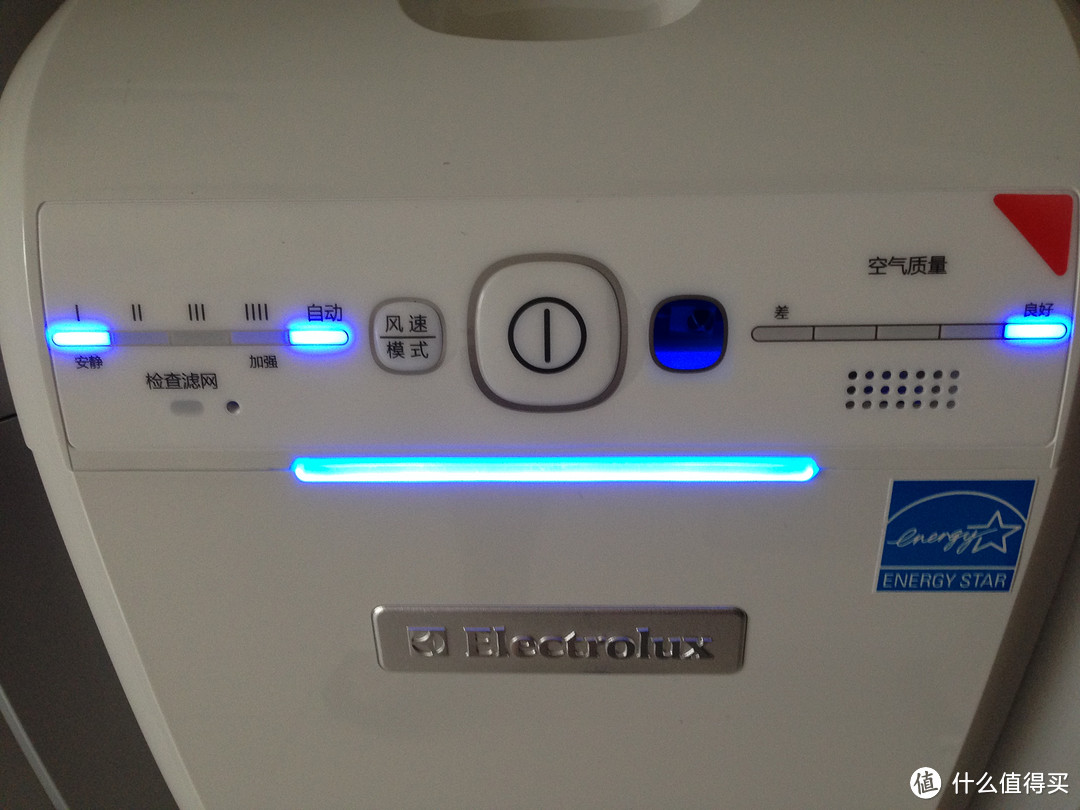 外观酷炫维护简便——红测Electrolux 伊莱克斯 CN500AZ 空气净化器