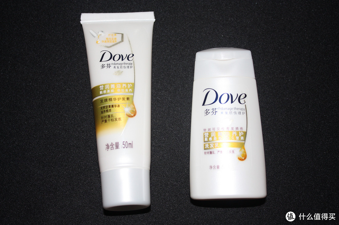 Dove 多芬 养护洗发乳50ml+护发素50ml 评测报告