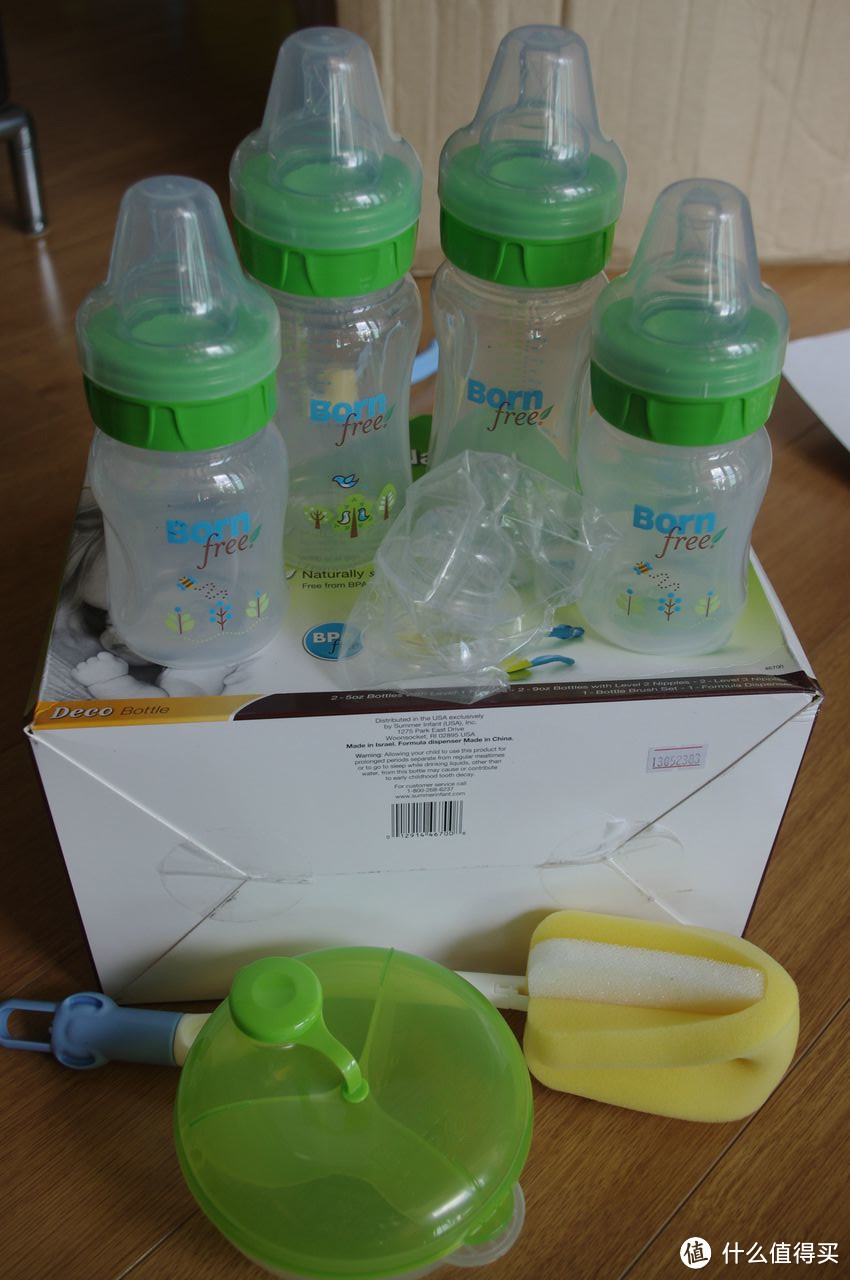 准奶爸海淘囤货：Born Free BPA-Free High Heat Resistant、Decorated Bottle 奶瓶套装