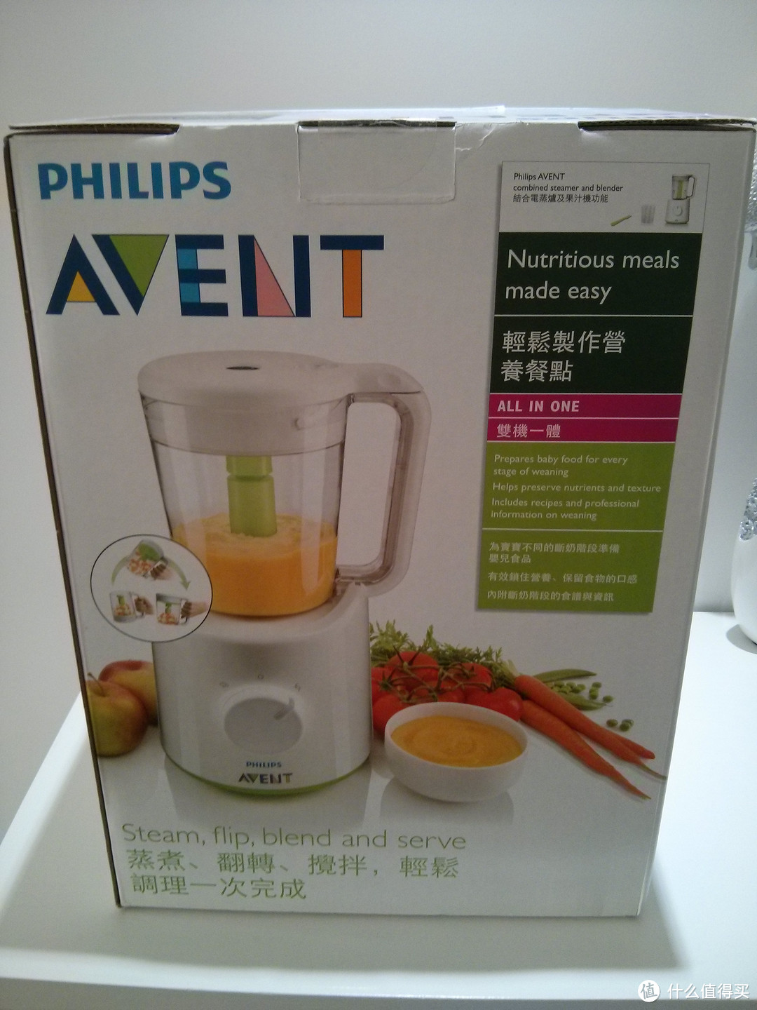 PHILIPS 飞利浦 AVENT 新安怡 SCF870 辅食蒸制搅拌一体机上手及使用分享