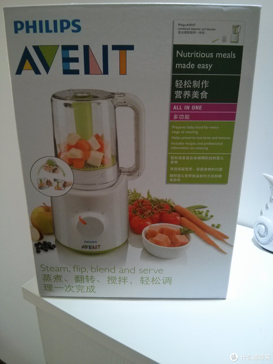 PHILIPS 飞利浦 AVENT 新安怡 SCF870 辅食蒸制搅拌一体机上手及使用分享