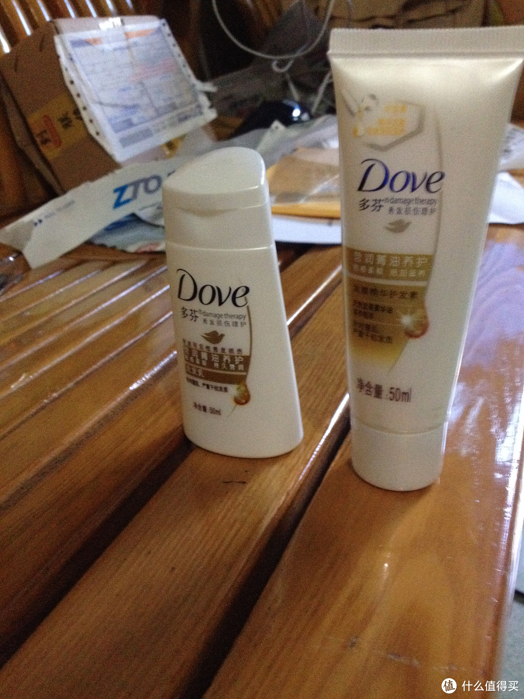 Dove 多芬 养护洗发乳50ml+护发素50ml 使用感受