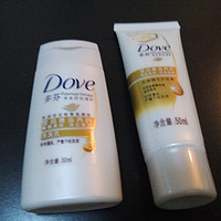 油性发质--试用Dove 多芬 养护洗发乳50ml+护发素50ml