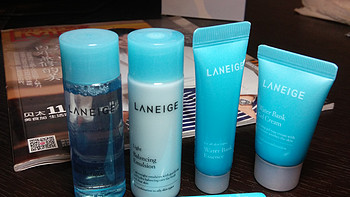 兰芝 LANEIGE 水酷清盈5件套旅行装—夏天补水，清爽不油腻