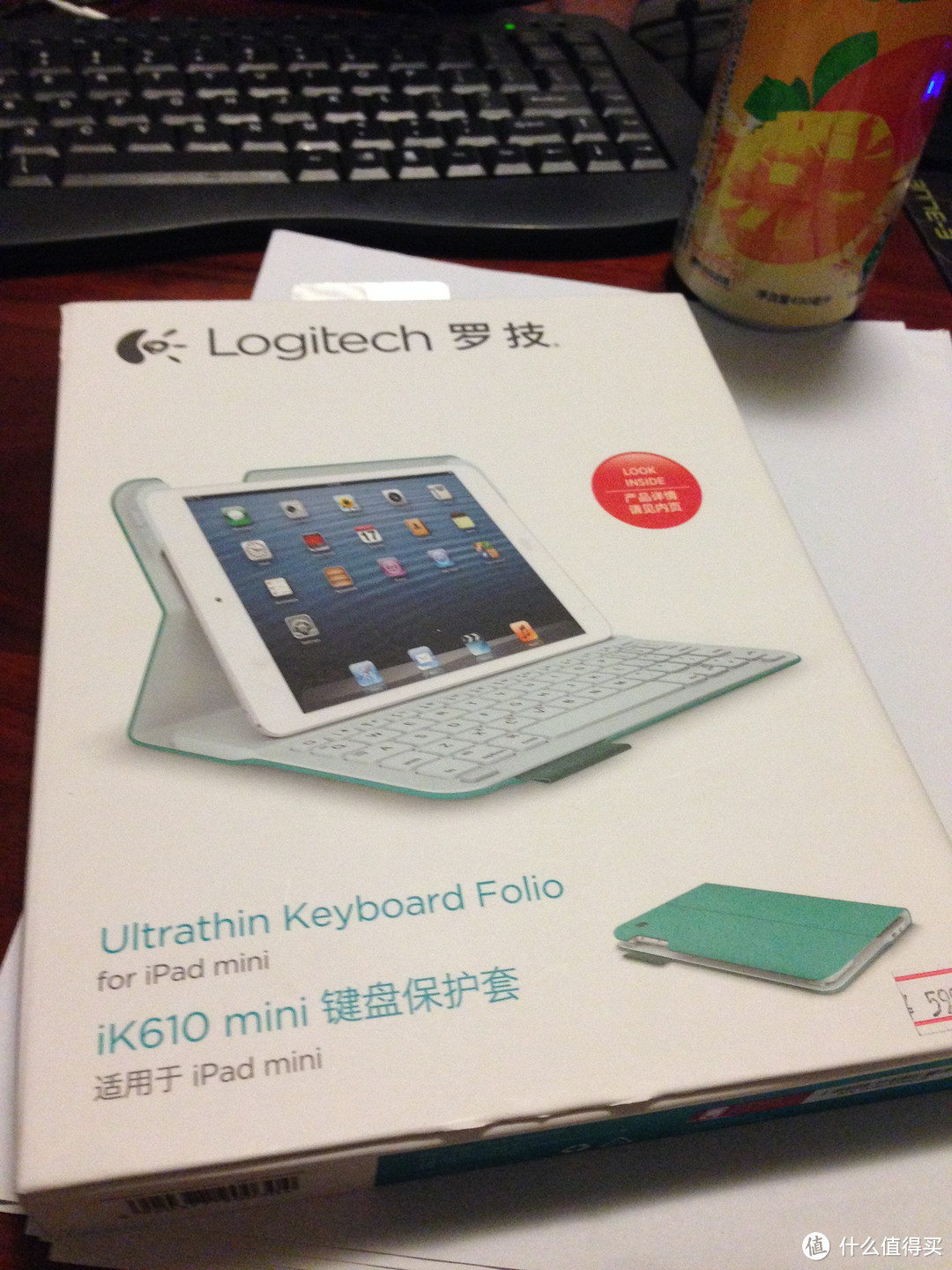 iPad mini学习娱乐两不误：Logitech 罗技ik610 iPad mini 蓝牙键盘保护套