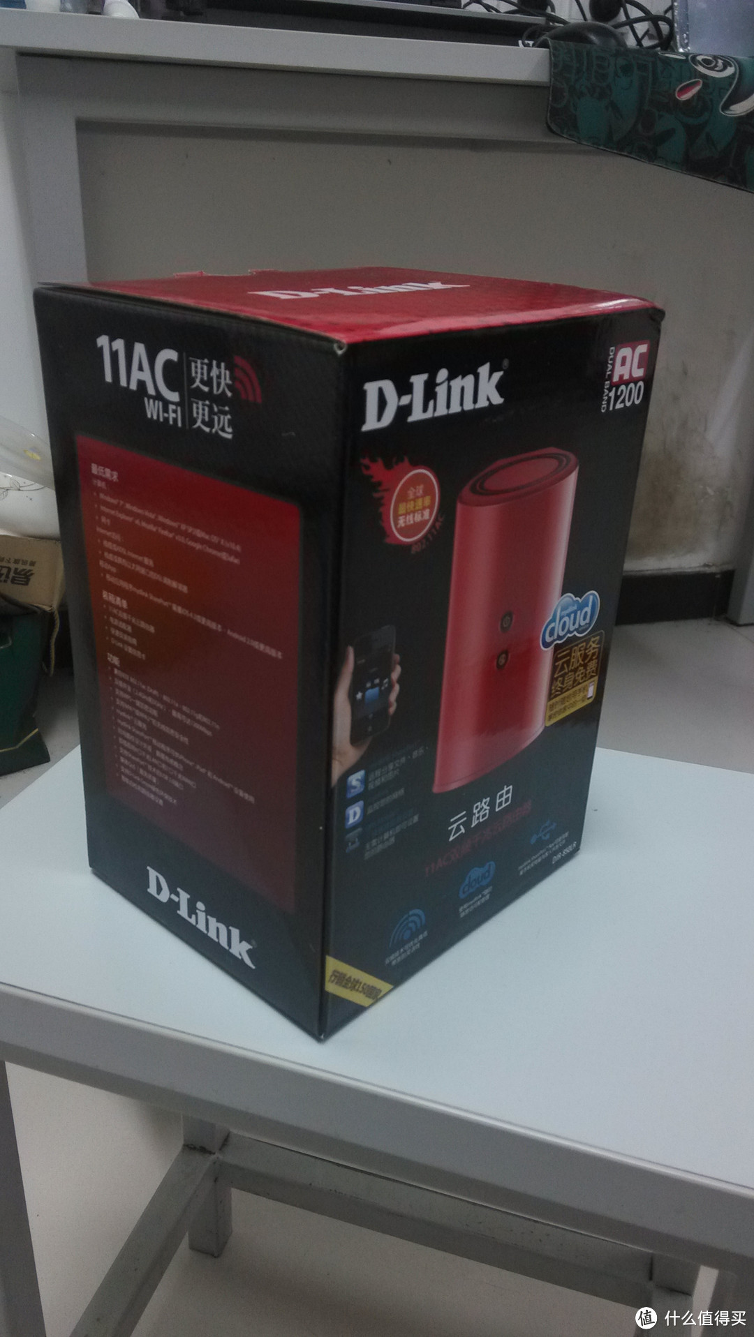 终于中了个必需品！D-Link 友讯 DIR-850LR 双频千兆云路由