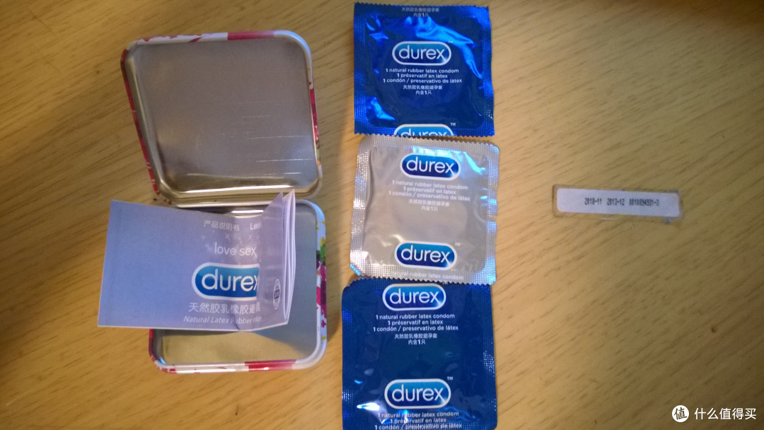 Durex 杜蕾斯 Love Box 三只装铁盒开箱然后~~