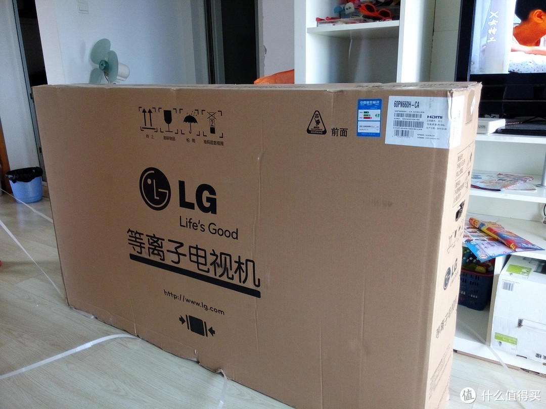 电视买好了，就等新房了：LG 60PN660H 等离子电视
