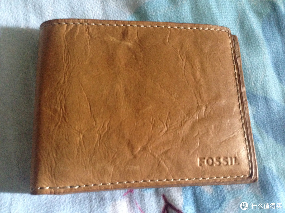 FOSSIL Lane Bifold 男士真皮钱包 & Timberland  17寸黑灰双肩包 & 7 For All Mankind 直筒牛仔裤