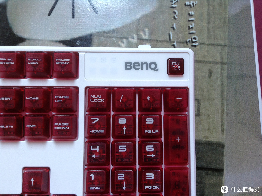 BenQ 明基 天机镜 KX890 红轴机械键盘使用测评