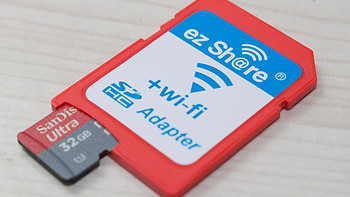 让单反也WiFi：ezShare 易享派 WiFi无线卡托+SanDisk 闪迪 至尊高速 32G TF卡