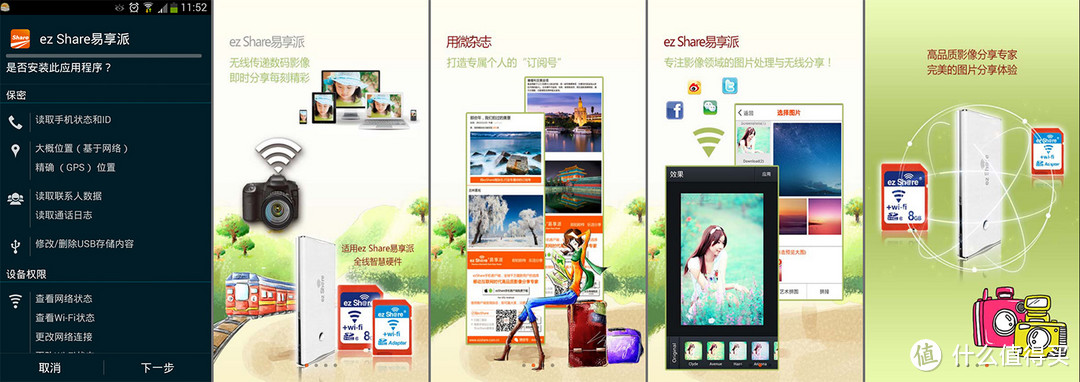 让单反也WiFi：ezShare 易享派 WiFi无线卡托+SanDisk 闪迪 至尊高速 32G TF卡