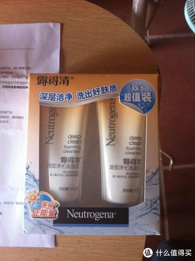 迟到的测评——Neutrogena 露得清 深层净化洗面乳100g*2