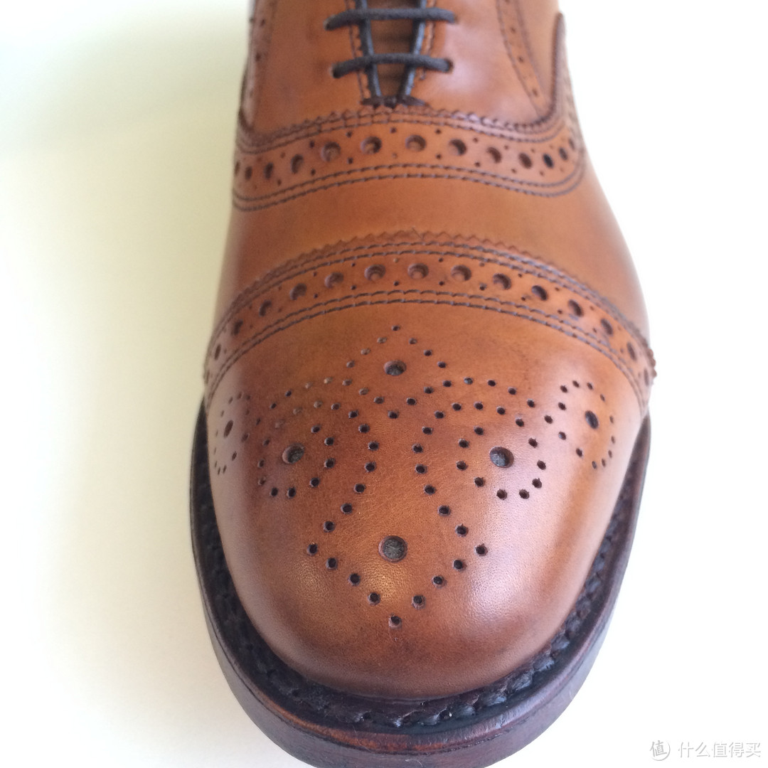 充满英伦气息的美产皮鞋： Allen Edmonds Men's Strand Cap-Toe Oxford 男款 牛津鞋