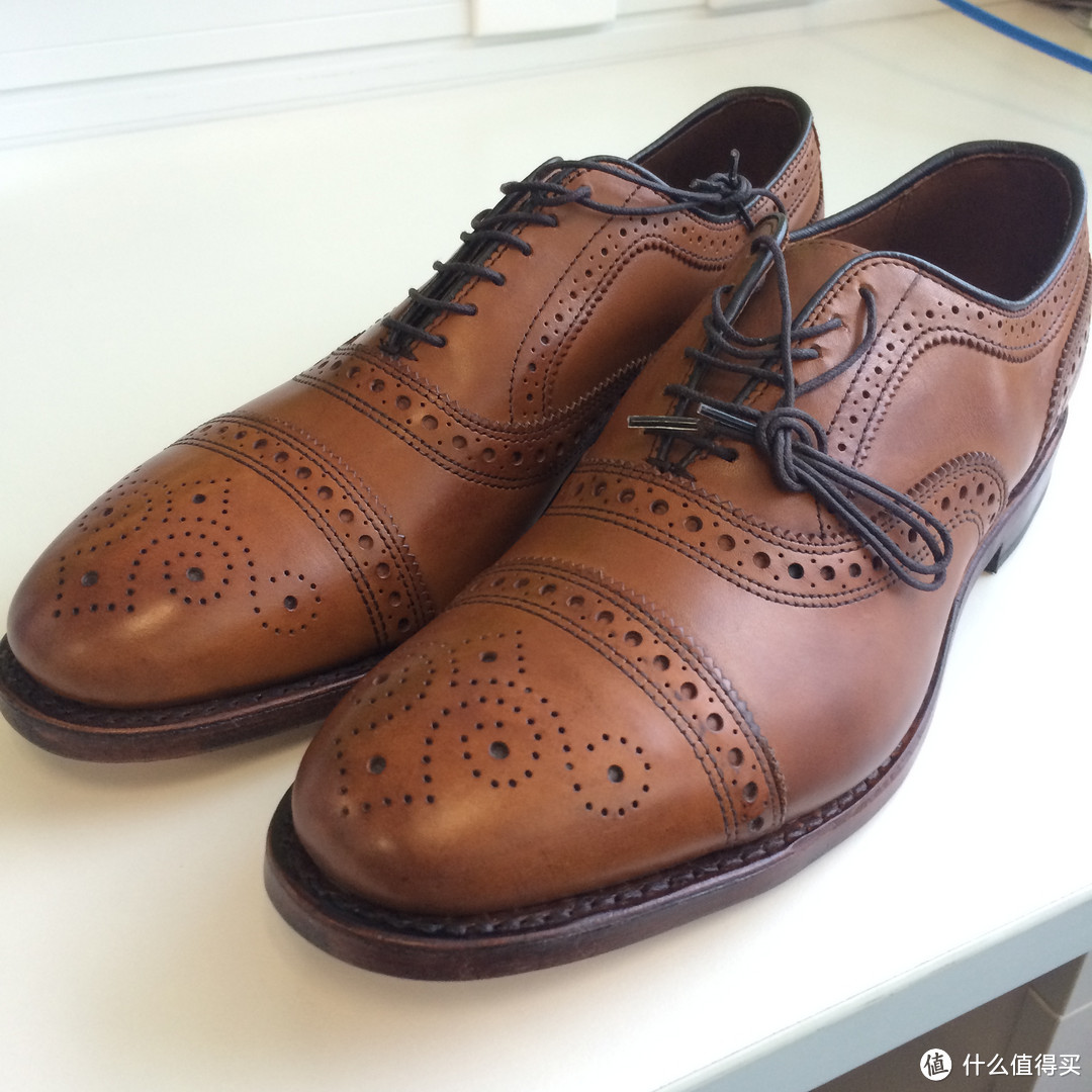 充满英伦气息的美产皮鞋： Allen Edmonds Men's Strand Cap-Toe Oxford 男款 牛津鞋