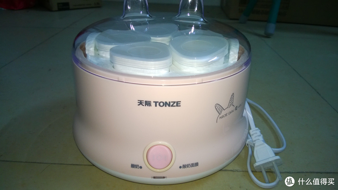 拖延症患者的第一篇晒单——TONZE 天际 SNJ-W102 兔子 酸奶面膜机试用评测