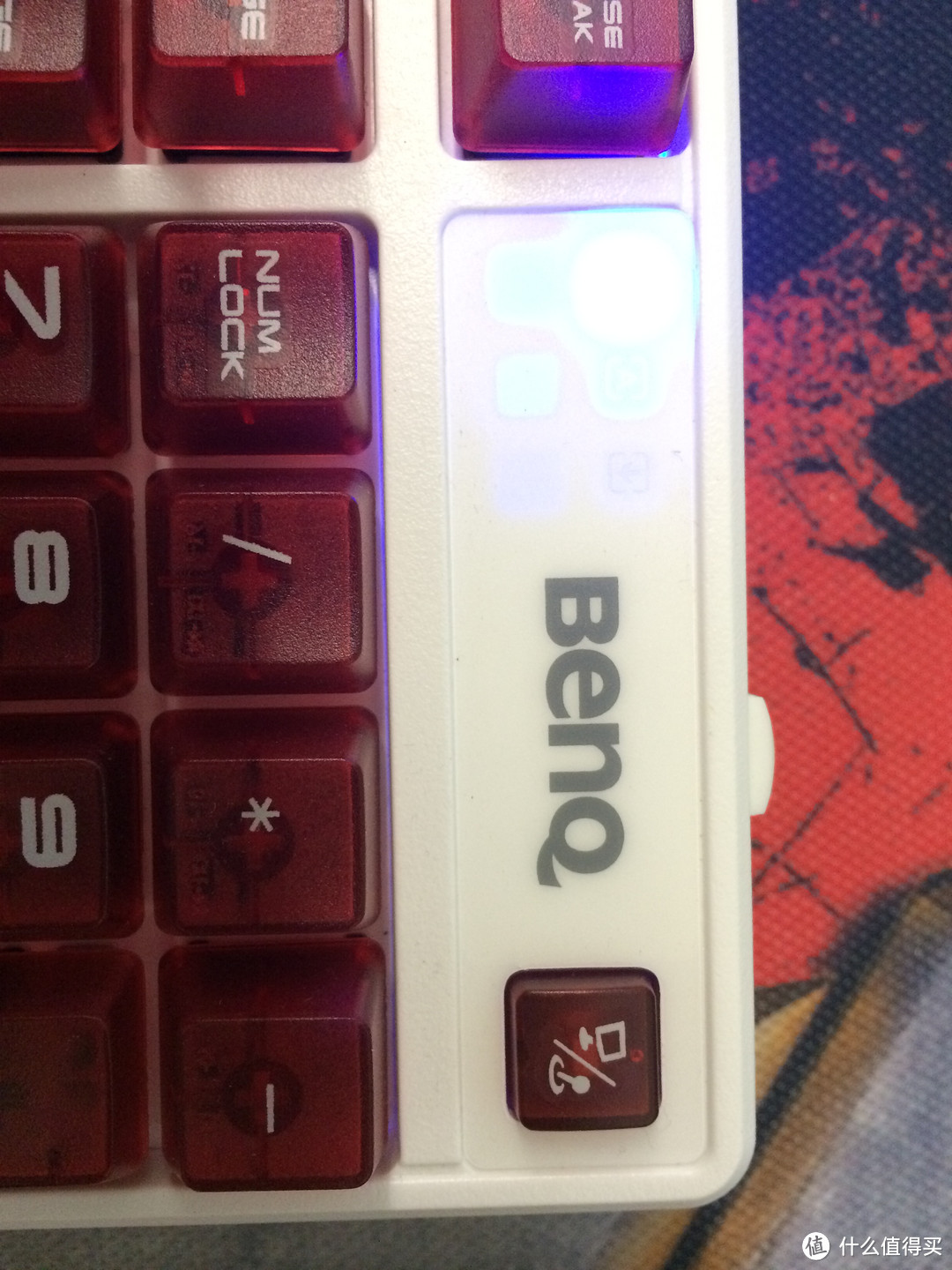 BenQ 明基 天机镜 KX890 红轴机械键盘简（luan）测（tan）