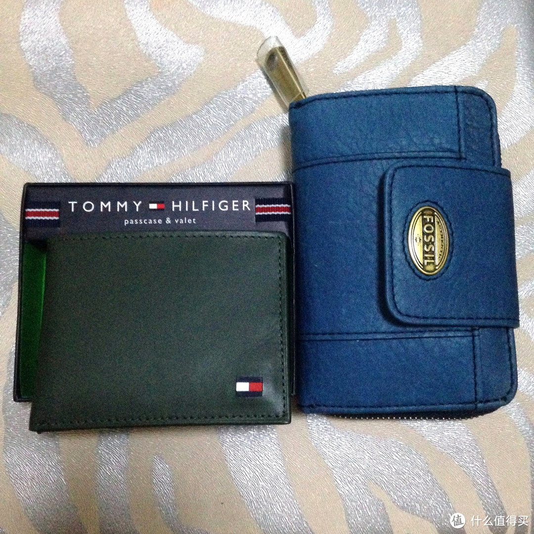 Fossil Explorer Multifunction 女款钱包 & Tommy Hilfiger Dore 男款皮质钱包