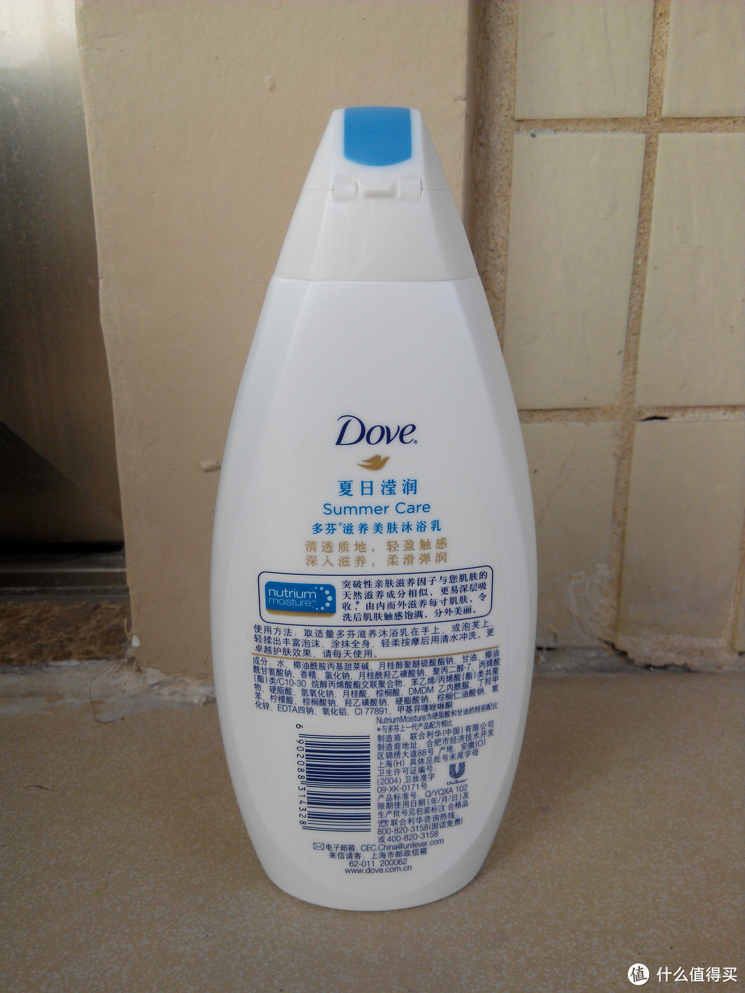 Dove 多芬 夏日莹润沐浴露的评价