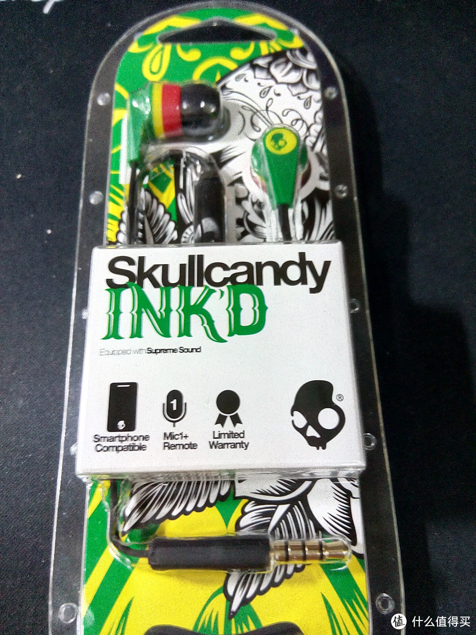 大洋彼岸的品牌——Skullcandy Ink'd 入耳式耳机