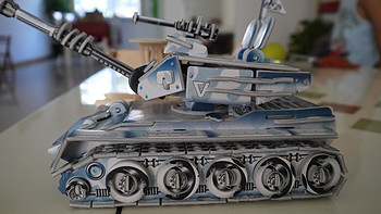浓浓父母爱：纸质立体拼图 坦克 3d模型