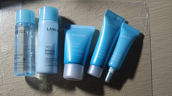 兰芝 LANEIGE 水酷清盈5件套旅行装试用报告