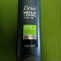 Dove 多芬 男士清凉倍爽沐浴露 200ml 评测