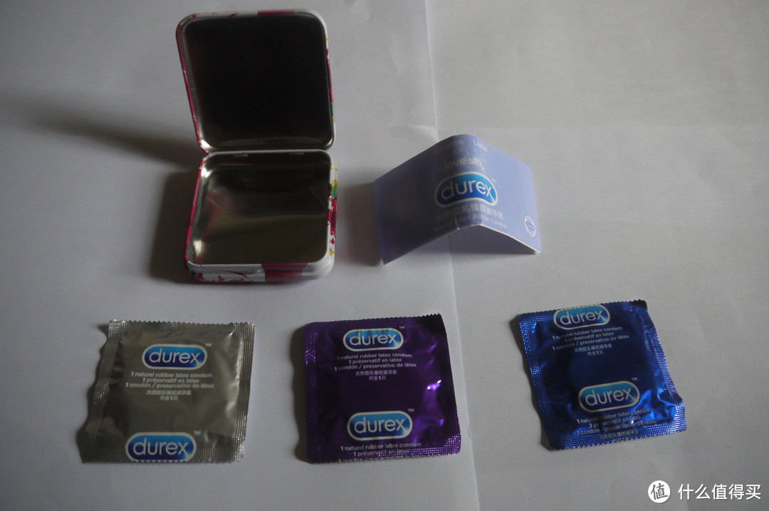 Durex 杜蕾斯 Love Box 三只装铁盒 简单测评