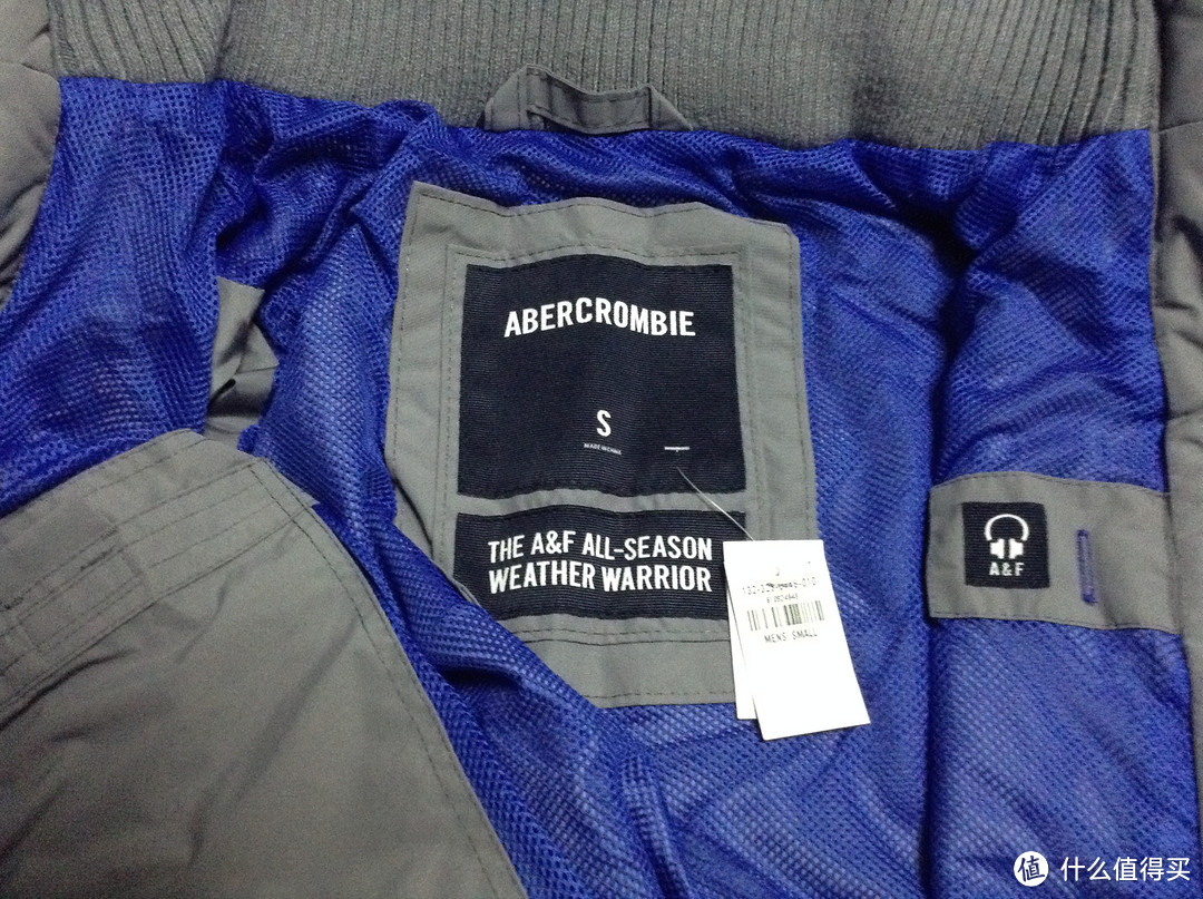 Abercrombie & Fitch 香港官网直邮男士防风夹克