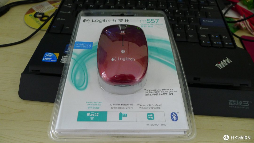 “妻吸”节，送给爱人的红色小礼物：Logitech 罗技 M557 蓝牙鼠标 & IT-CEO IT-700 2.5寸移动硬盘盒