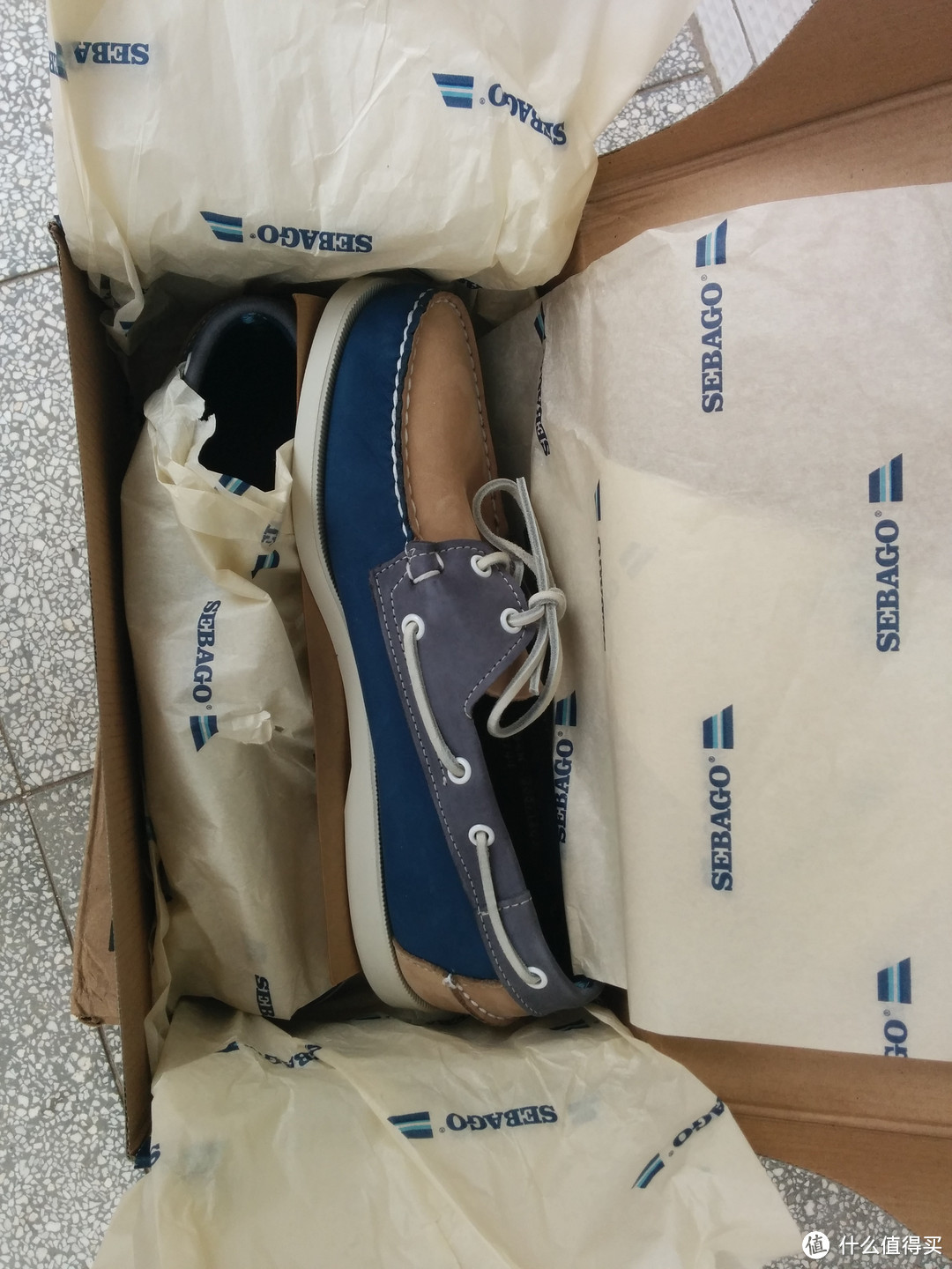 6pm入手 Sebago Spinnaker 撞色手工船鞋