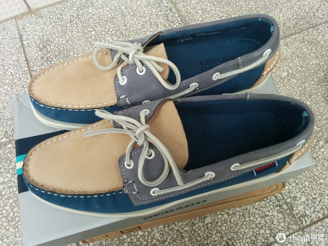 6pm入手 Sebago Spinnaker 撞色手工船鞋