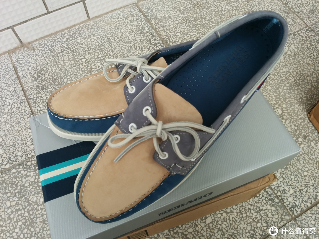 6pm入手 Sebago Spinnaker 撞色手工船鞋