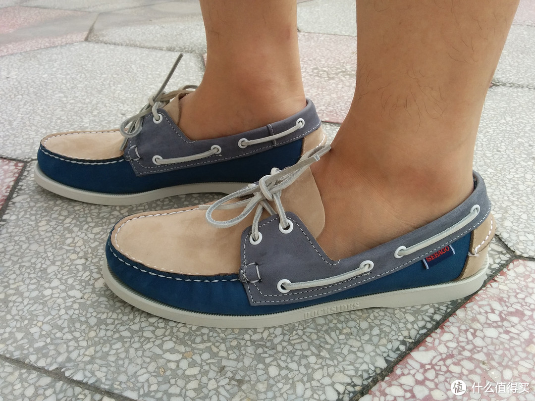 6pm入手 Sebago Spinnaker 撞色手工船鞋