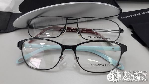海淘Tiffany & Co. 蒂芙尼 TF 1072 镜架 & PORSCHE DESIGN 保时捷 8171 D 57-14-140 镜架