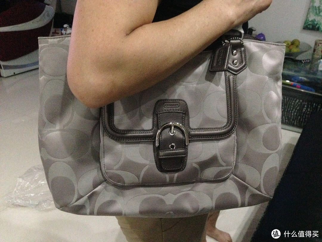 COACH 蔻驰 Campbell系列 Belle Carryall 女士真皮手袋