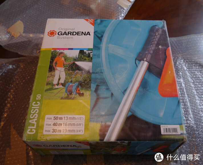 洗车浇花两不误：德国GARDENA 嘉丁拿 DIY水管车 8011