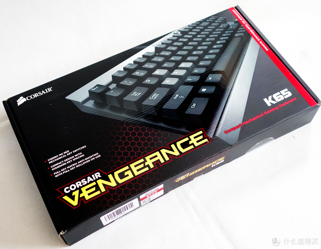 CORSAIR 海盗船 Vengeance系列 K65 机械游戏键盘 (紧凑型) 