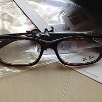 Ray-Ban 雷朋 黑色板材光学眼镜架 5296D 2000 55MM，正太出镜