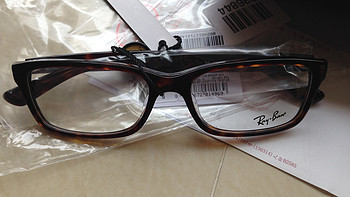 Ray-Ban 雷朋 黑色板材光学眼镜架 5296D 2000 55MM，正太出镜