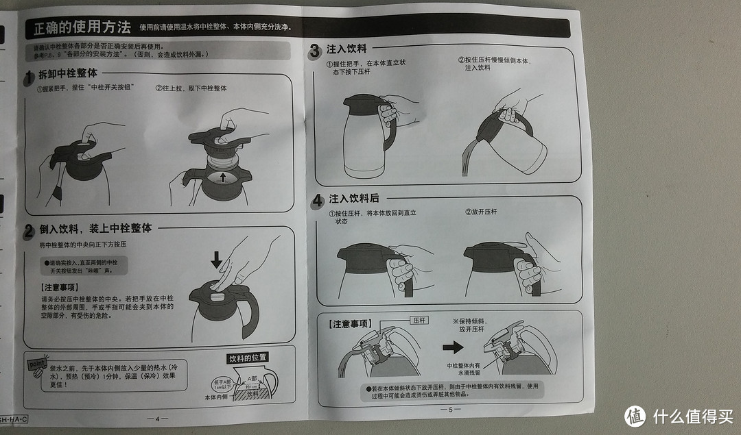 本末倒置的购物：Zojirushi 象印 手提式不锈钢真空保温壶 SH-HA15C-PF 1500ml 粉银色