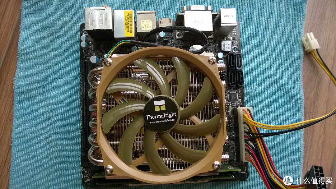 Thermalright AXP-100 ITX散热器上机Show