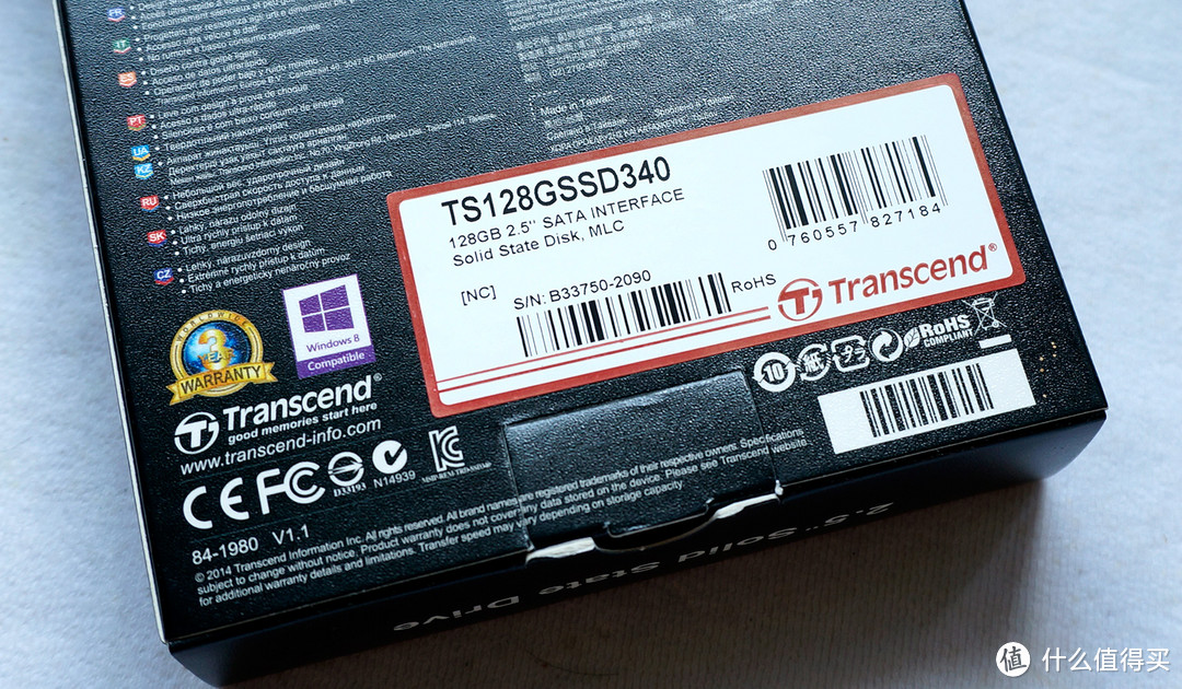 入门SSD的新尝试：Transcend 创见 340系列 128G SATA3 SSD固态硬盘(TS128GSSD340)