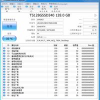 创见 340系列 128G SATA3 固态硬盘使用总结(闪存|电源线|接线|功耗)