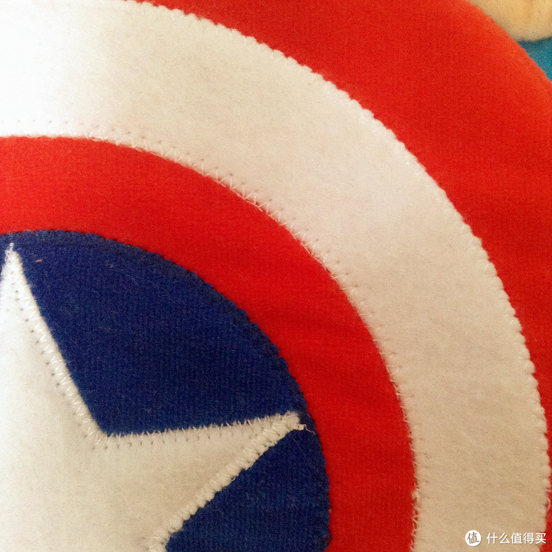 大孩子的英雄梦：Super Hero Squad Captain America Puppet Pillow 美国队长 玩偶抱枕