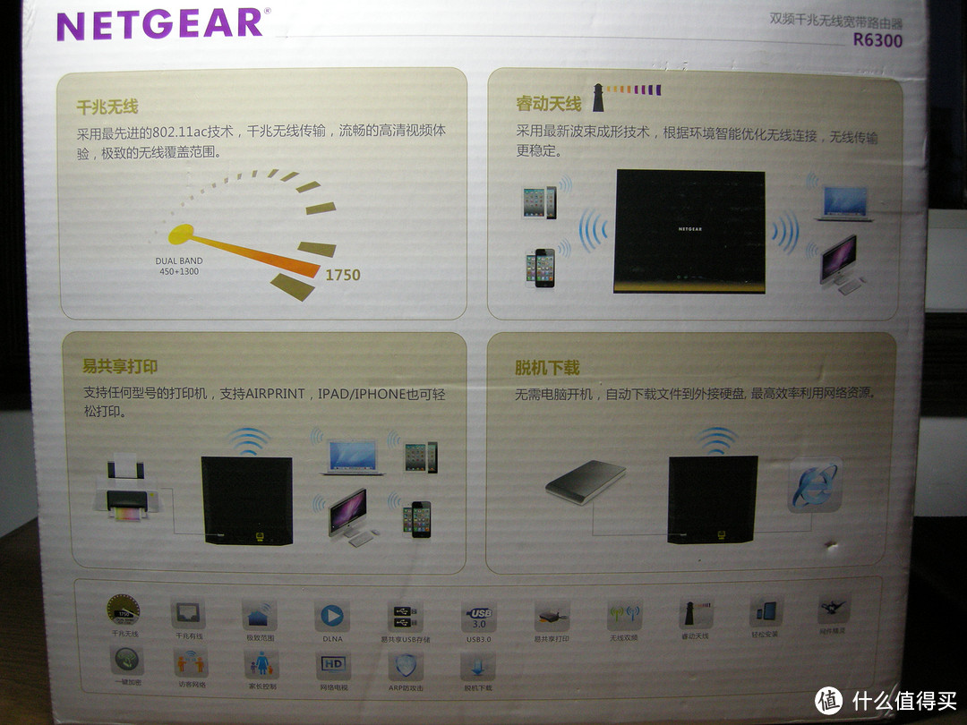 靠谱的电磁炉：NETGEAR 网件 R6300 V2版 无线路由器