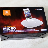 JBL OnBeat Micro 苹果iPhone5/5S/6 便携式充电底座音箱使用体验(插头|橡胶|电池盖|USB口)