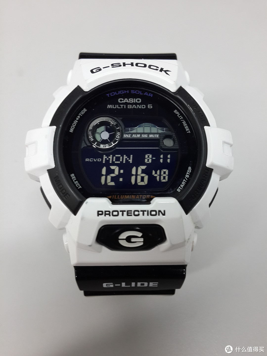 平价多功能太阳能六局电波：CASIO 卡西欧 G-SHOCK GWX-8900系列 腕表