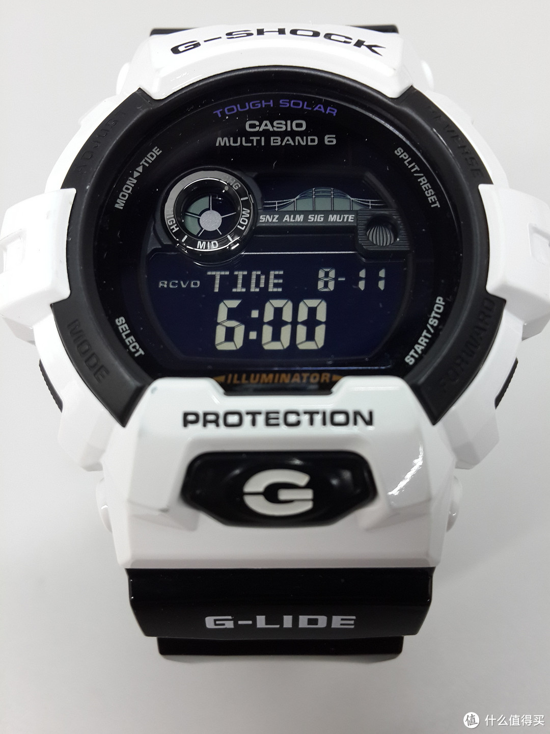 平价多功能太阳能六局电波：CASIO 卡西欧 G-SHOCK GWX-8900系列 腕表