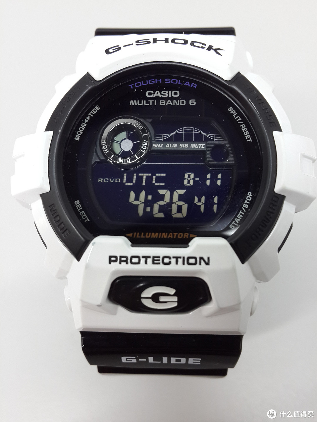 平价多功能太阳能六局电波：CASIO 卡西欧 G-SHOCK GWX-8900系列 腕表